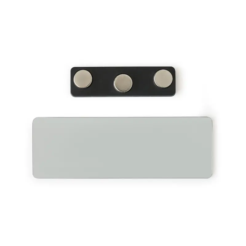 Name Tag Alloy Blanco Chico