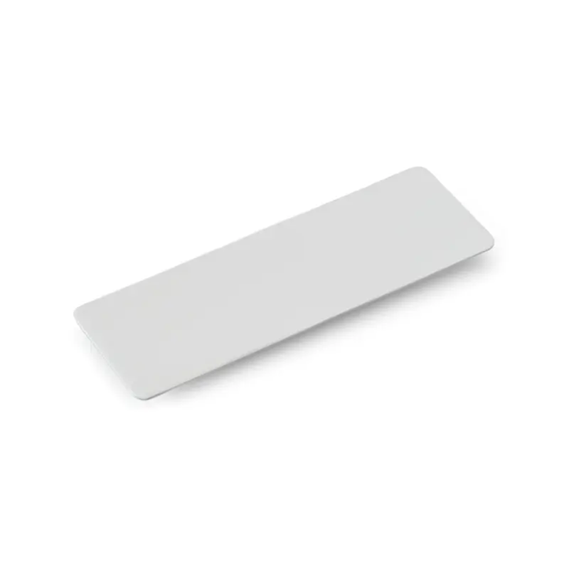 Name Tag Alloy Blanco Chico