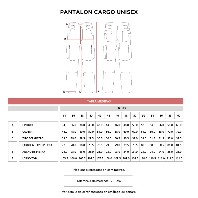 Pantalones Cargo Unisex