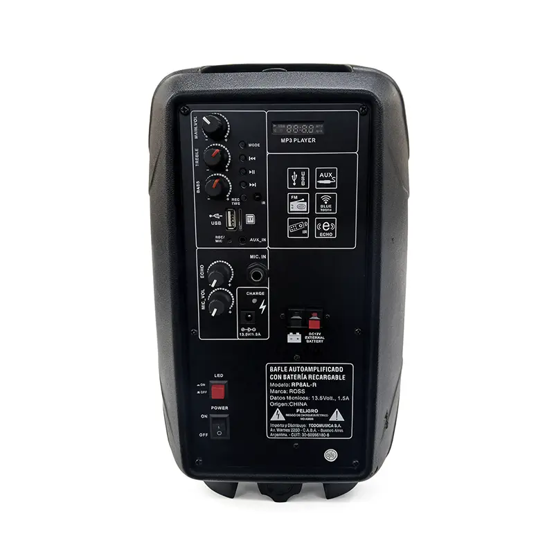 Parlante ROSS RP08AL-R personalizado con logo
